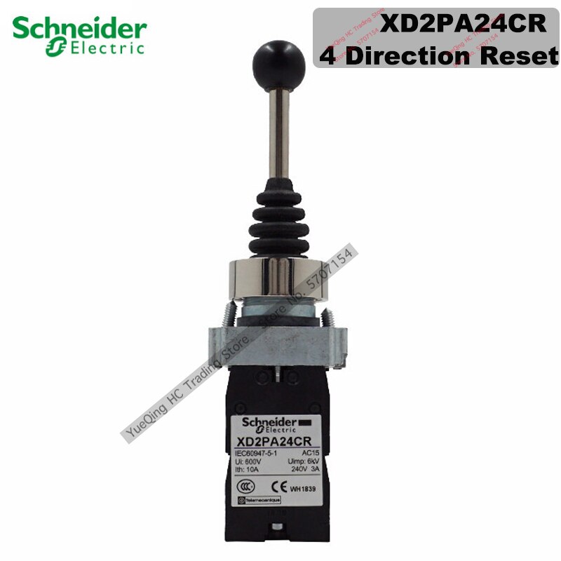 Schneider Elektrische XD2PA22CR Belangrijkste Schakelaar 22Mm XD2PA22 XD2PA24 Cross Tuimelschakelaar XD2-PA22CR Belangrijkste Controller Tweeweg Reset: XD2PA24CR