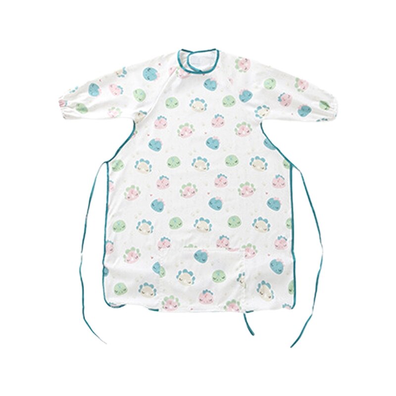 1 Pc Baby Weaning Full-Coverage Bib and Apron Combination for Infant Baby Toddler Dining Chair Cover Coverall Baby Gown: 4