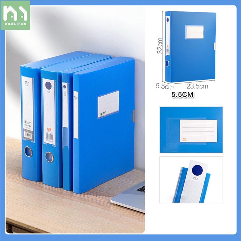 A4 Office File Organizer Plastic File Date Storage Box: 1PC 5.5CM Thickness