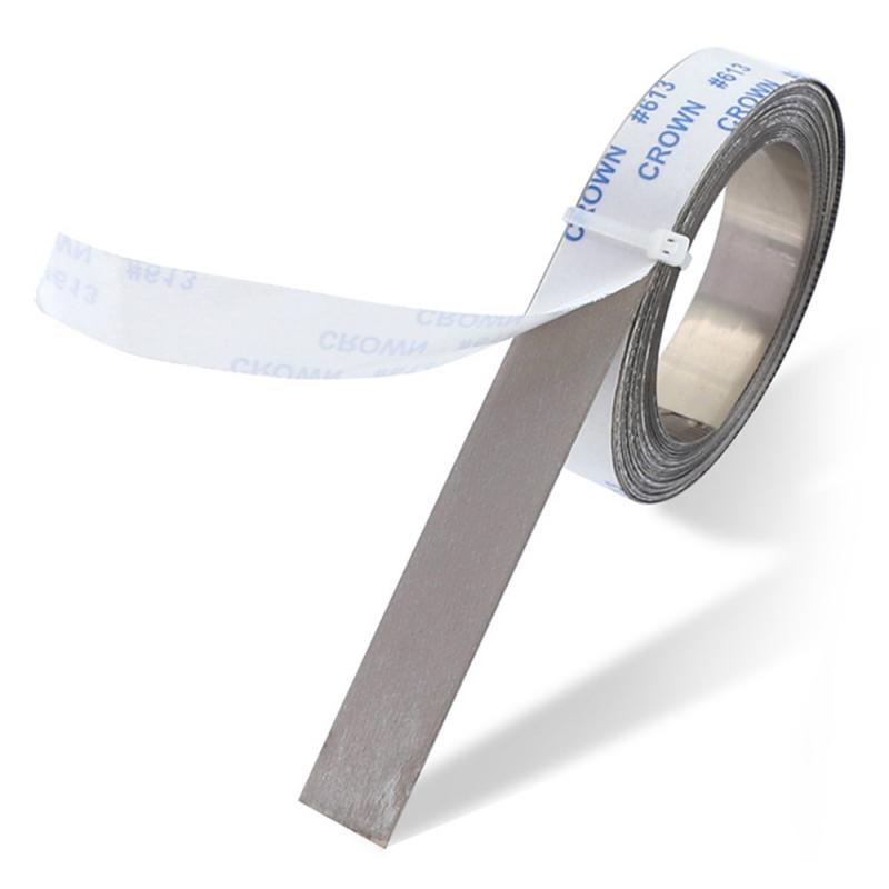 1-5M Stainless Steel Sticky Scale Woodworking Rail Self-adhesive Tape Measure Tape Flat Tape With Plastic Metal Ruler