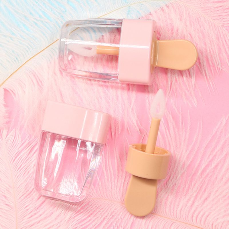 COSIDEA 30Pcs Lege 5ML Ijs Vormige Lip Gloss Buis Roze Leuke ijslolly lipgloss buizen voor Lip olie tint flessen container COSIDEA 30Pcs Lege 5ML Ijs Vormige Lip Gloss Buis Roze Leuke ijslolly lipgloss buizen voor Lip olie tint flessen container