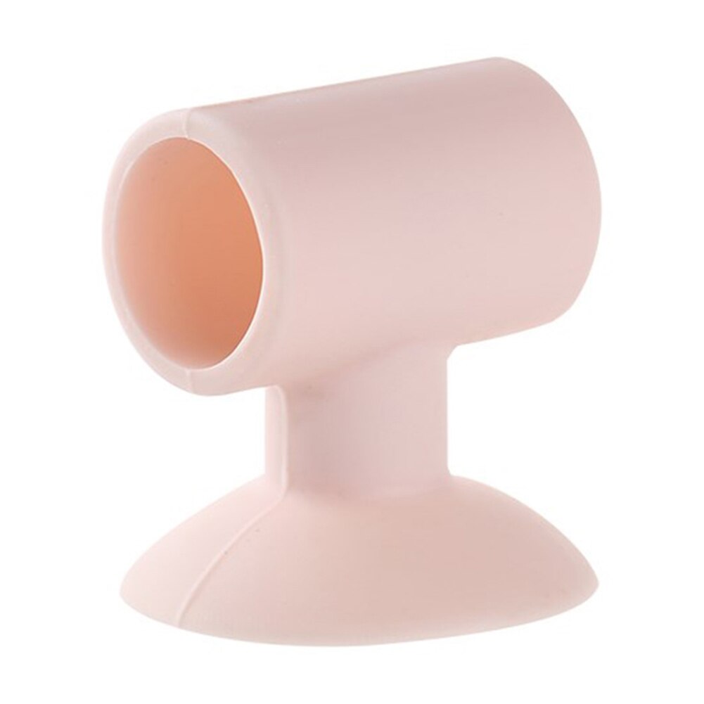 Silicone Door Handle Knob Crash Pad Wall Bumper Guard Stopper Anti Collision Suction Pads TN88: light pink