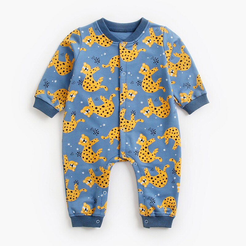 Pagliaccetti per neonati Melario Baby Boys Girls pagliaccetti a maniche lunghe Cartoon Infant tuta Baby Toddler Clothes: AH1666 blue / 6M-12M