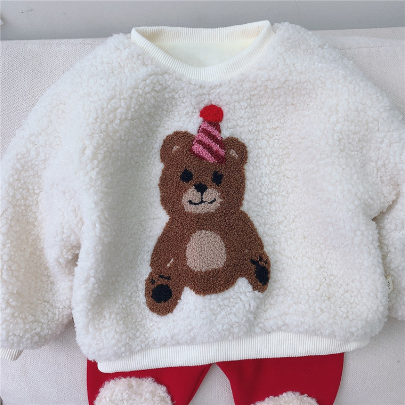 Boutique Peuter Baby Kleding Baby Meisje Kleding Winter Herfst Winter Kids Baby Meisje Sweatshirts Baby Boy Lange Mouwen Trui