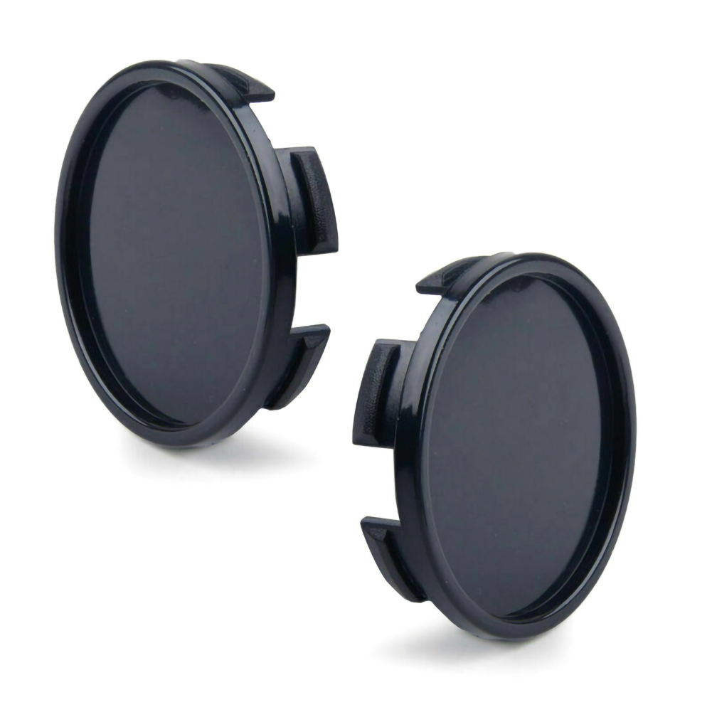 4 st svart abs bilhjul mittnav lock dekorativt lock kit 58mm 53mm bil fälg nav dammtät dekoration märke