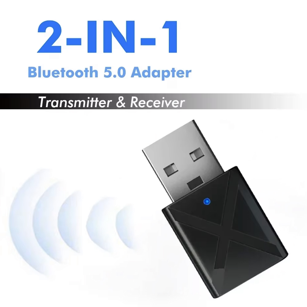 Bluetooth 5.0 Audio Zender Ontvanger Mini USB 3.5mm AUX Jack Stereo Muziek Draadloze Bluetooth Adapter Voor PC TV Auto speaker