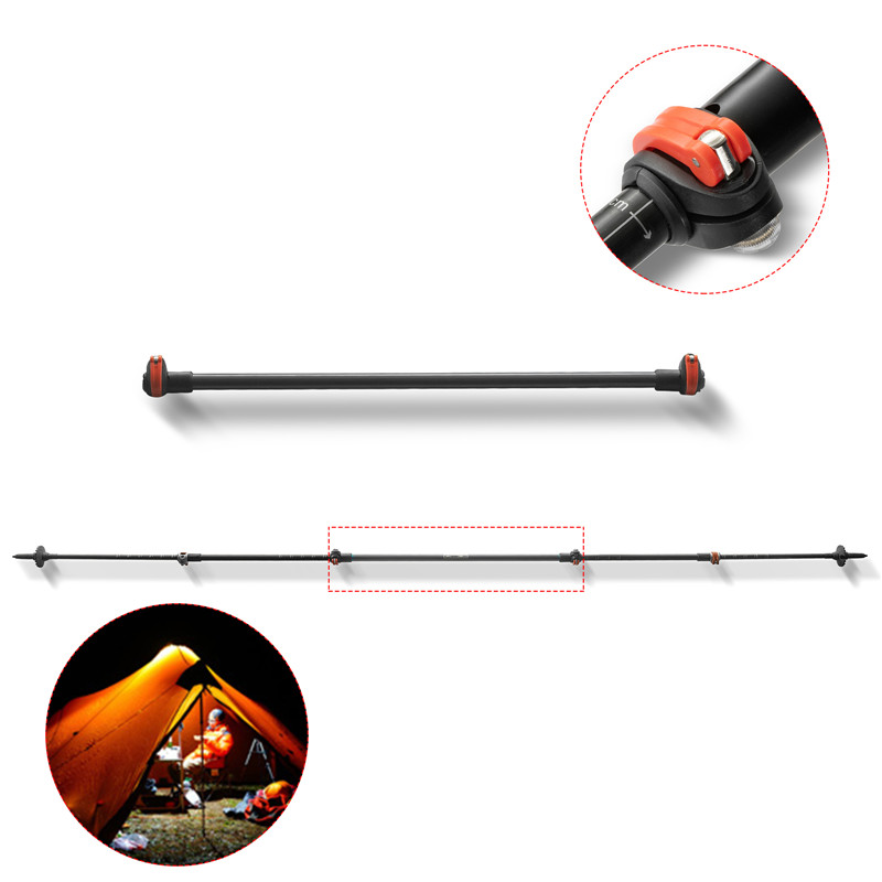Lätta utomhustältstänger förlängningsstång presenning stång stångtält aluminiumstänger tält campingstänger tältbytestillbehör: 18mm
