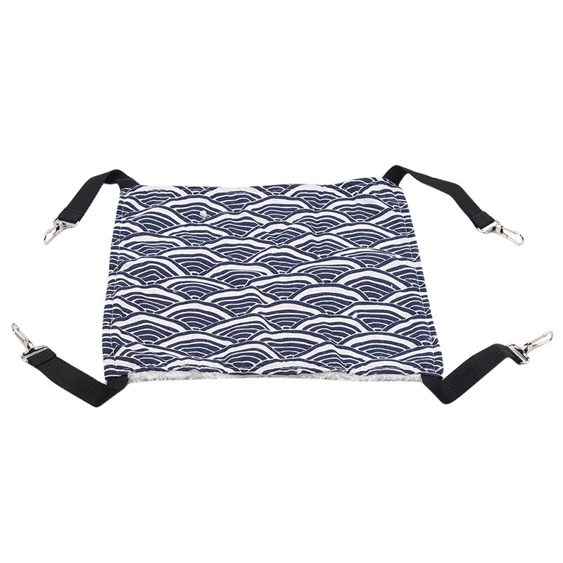 Hangmat voor huisdieren, muizen, fretten, cavia's, katten, hangbed voor katten, knaagdieren, hangmat voor katten, huisdierbenodigdheden: Gegolfd / M