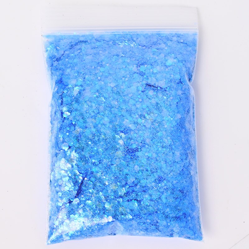 1.76 oz påsar chunky till fin / lös glitter orange / guld glitter mix "pumpa spice", nail art glitter, löst glitter,: Färg 13 50gr