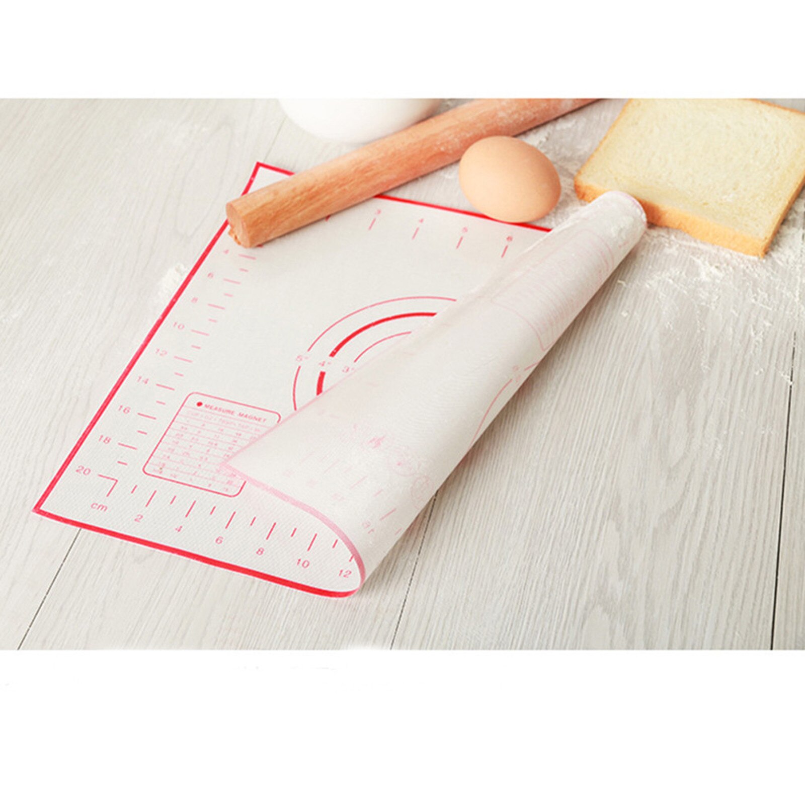 Silicone Pastry Board Non Stick Dough Rolling Mat With Measurement Dessert Pastry Dough Kneading Pad Kitchen Gadgets 70x50cm