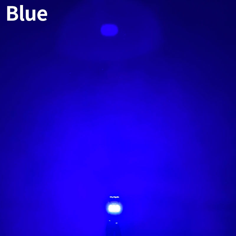 10 Uds T5 W3W W1.2W 70 73 74 bombillas LED superbrillantes indicador de advertencia de coche luz de grupo de instrumentos lámparas de calibre de tablero automático: RGB
