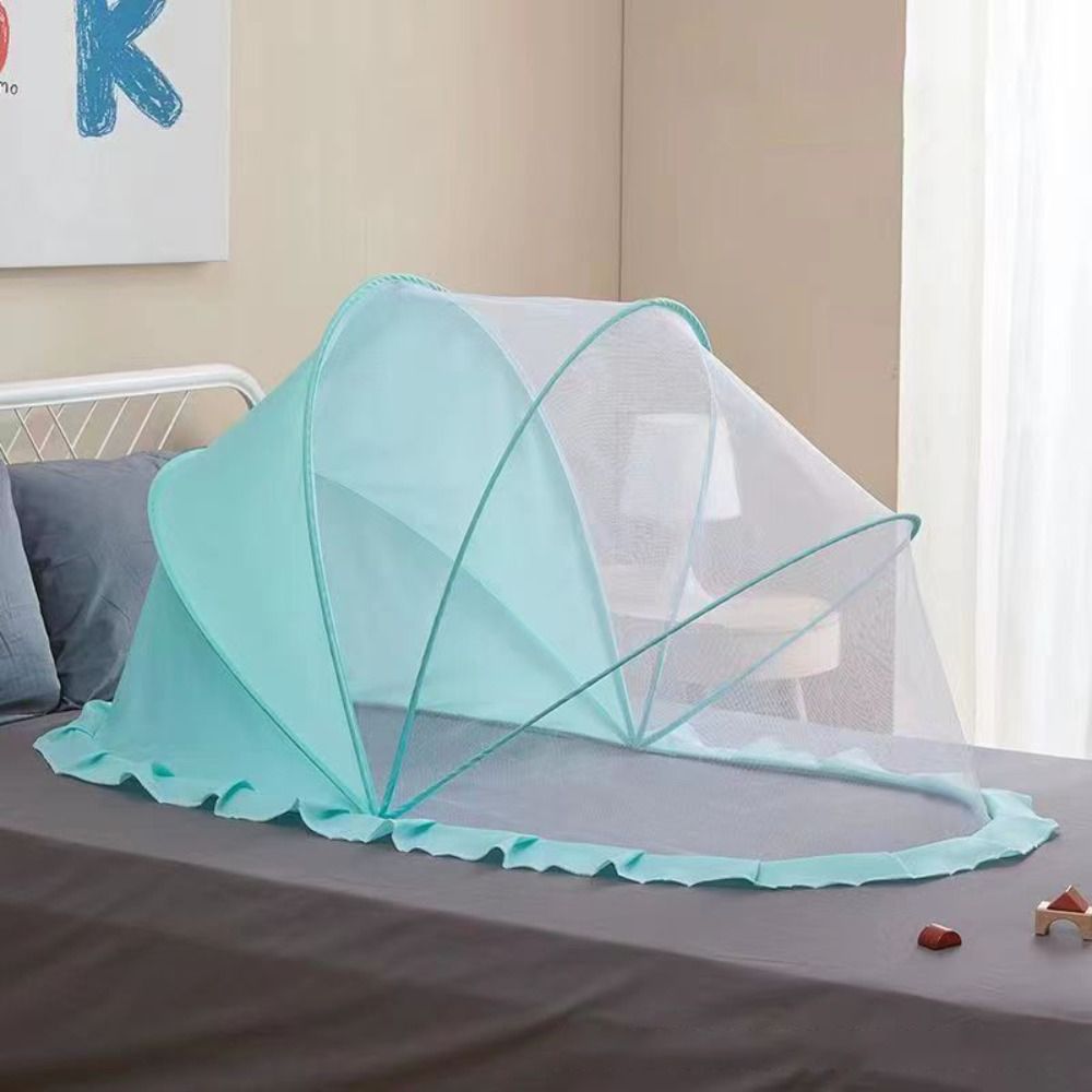 Folding Baby Crib Mosquitoes Net Breathable Full-Coverage Anti-mosquito Mesh Cover Soft Portable Crib Tent Summer
