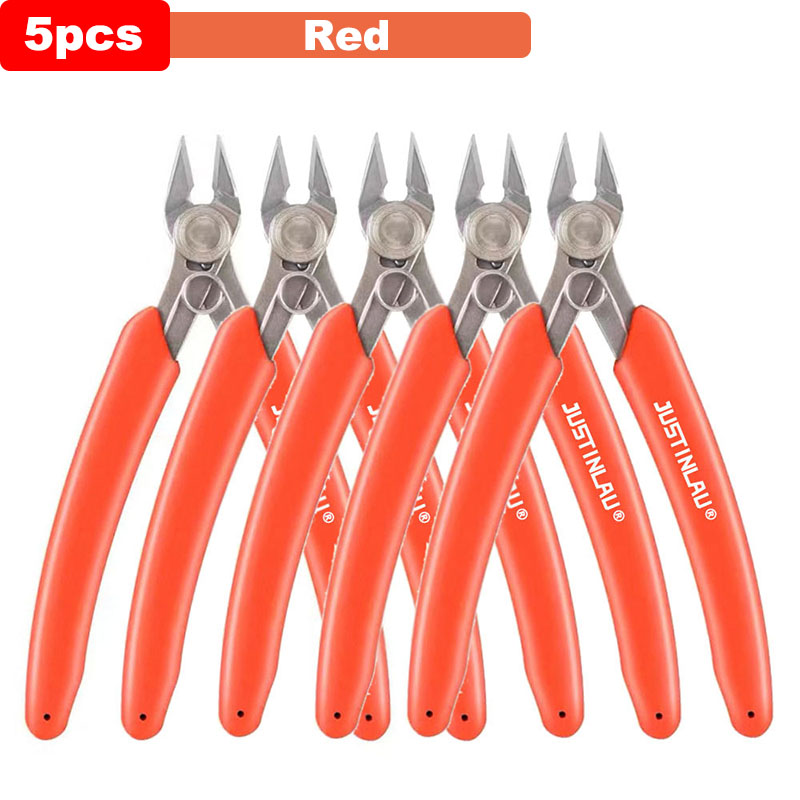 Alicates universales de acero inoxidable, pinzas de corte lateral Diagonal electrónicas DIY, cortador de cables, piezas de impresora 3D, herramientas manuales