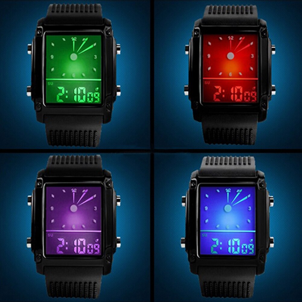 Mode Vrouwen Mannen Horloge Digitale Led Chronograph Quartz Sport Polshorloge Casual Unisex Digitale Horloge Sport Horloge Mannelijke Vro