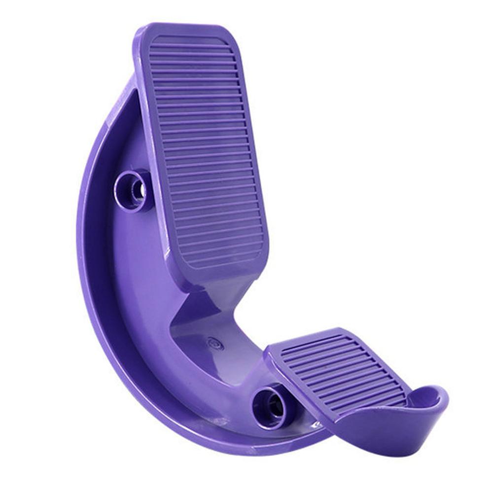 Durable Foot Rocker Calf Stretcher Device Yoga Fitness Foot Massage Pedal Stretching Bar Stool Thin Leg Feet and Shin Splint Rel: purple