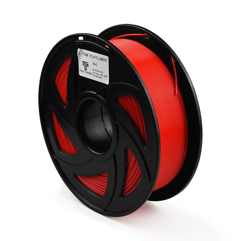 3D Filament PLA filament 1.75mm 1kg Neat Winding plastic spools 1.75 3D printer impressora filamento No Tangle Printing: PLA red