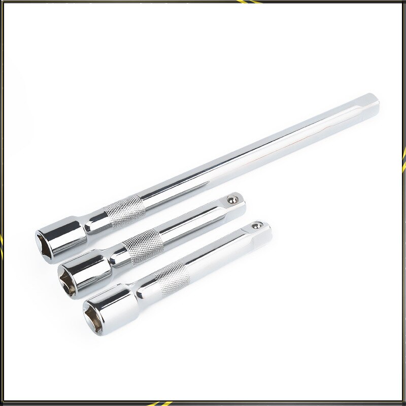 Socket ratchet wrench extension bar 1/4" 3/8" 1/2" crv 50/75/100/125/150/250mm long bar