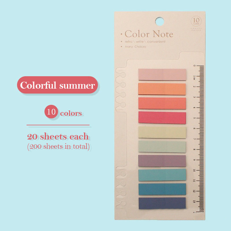 200-2000 feuilles Index Transparent bloc-notes créatifs bureau école papeterie autocollants auto-adhésifs postés bloc-notes collants: jaune clair