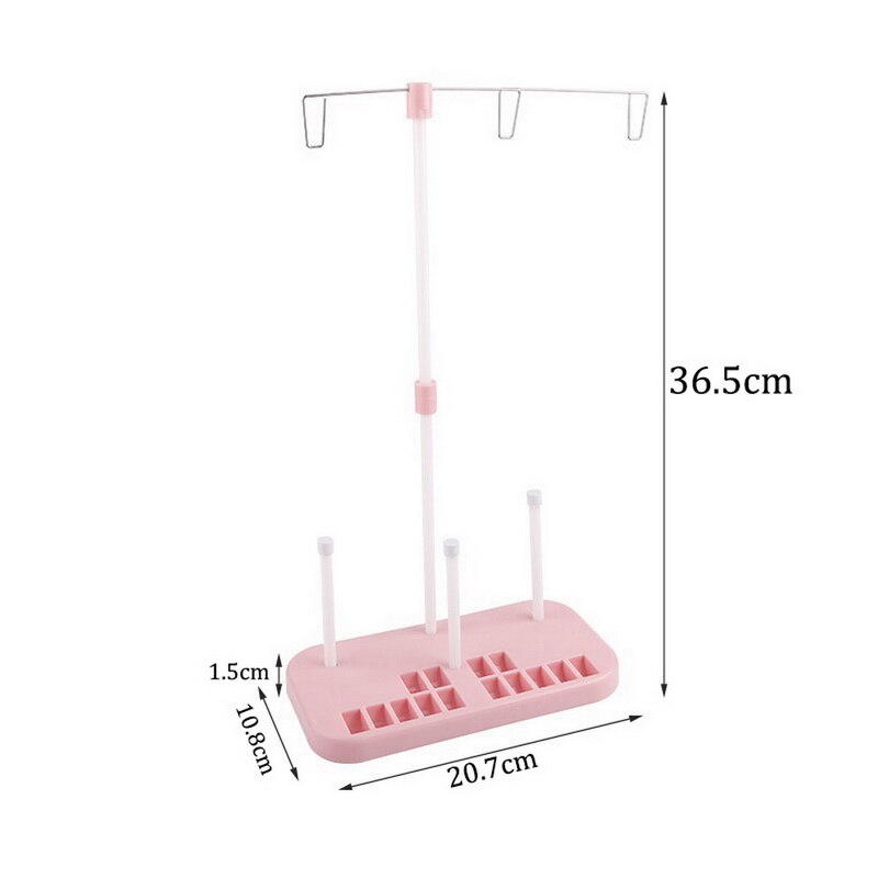 Thread 3 Spool Holder Stand Rack Sew Quilting for Home Sewing Machine Sewing Thread Organizer Spool Stand Holder