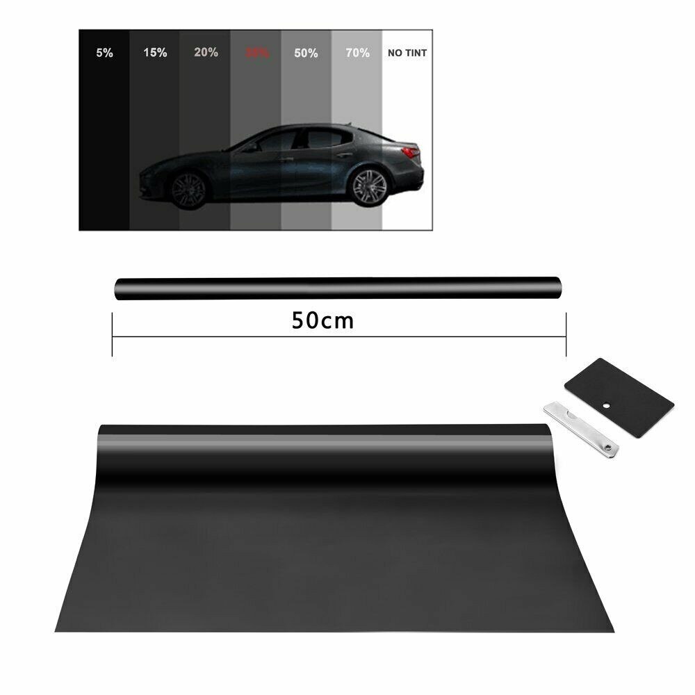 20 Inch Window Tint Film 5% Vlt 300Cm X 50Cm Limo Zwarte Auto Windows Verven Film Tint Folie