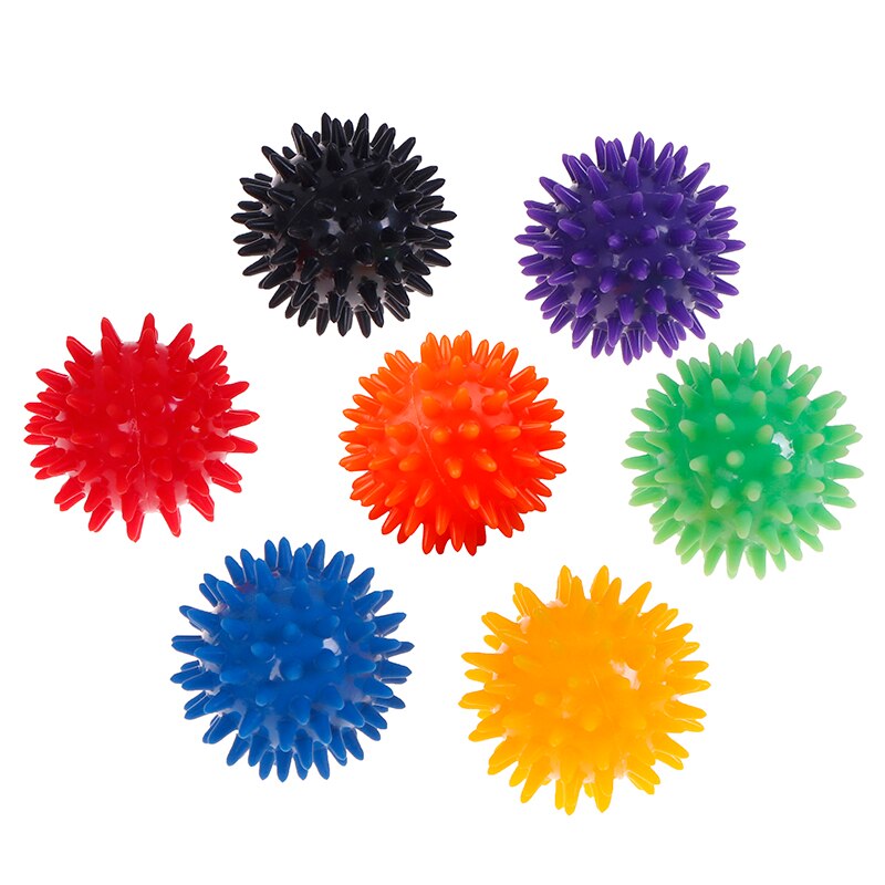 Full Body Spiky Massage Bal Hard Stress Bal 6Cm Voor Fitness Sport Oefening Egel Sensorische Training Grip De Bal