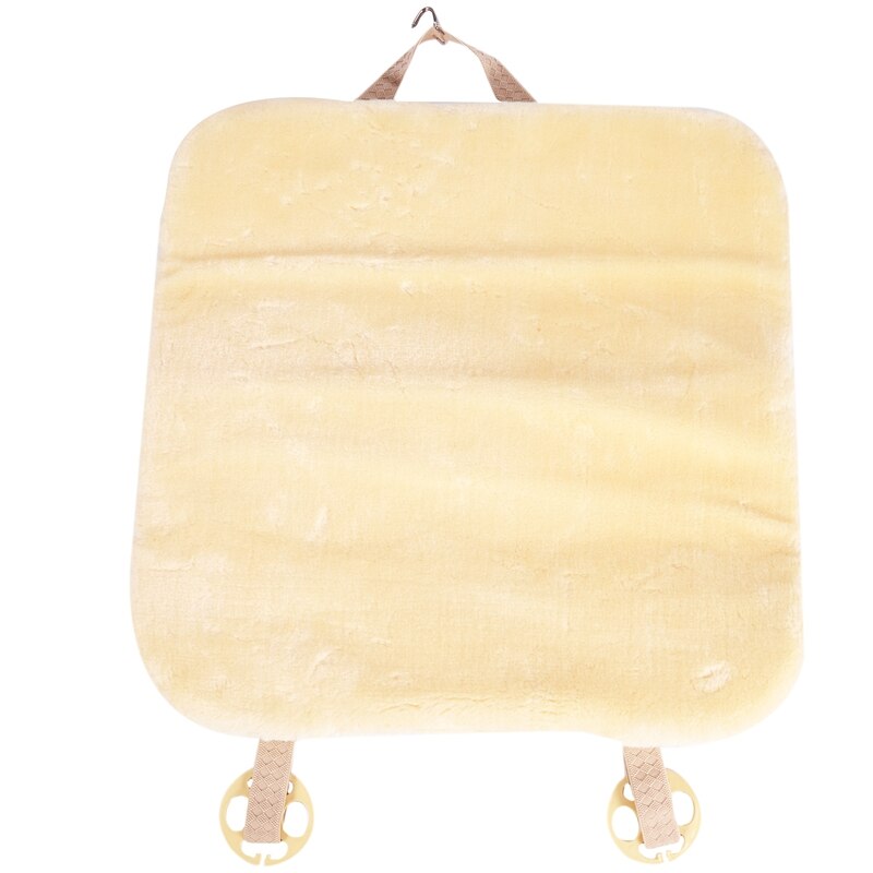 1Pcs Car Seat Cover Faux Fur Keep Warm Universal for Car Front Seat Covers Autumn and Winter Seat-Covers Brown