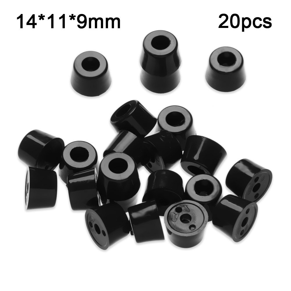 100pcs Black Rubber Feet Chair Floor Protector Non-slip Furniture Feet Table Leg Cover Cabinet Bottom Pads Funiture Legs 7Size: 14x11x9mm
