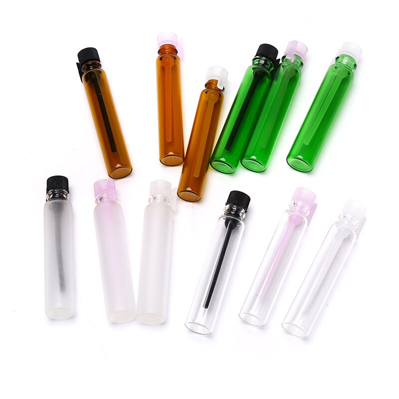 10pcs Perfume Small Sample Vials Bottle Empty Test Tube Trial Bottles