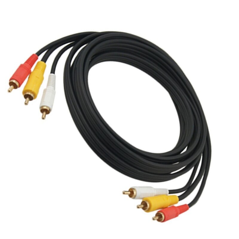 3.5mm Auf 3 RCA AV Kabel - Für JVC Everio Camcorder & Andere Geräte