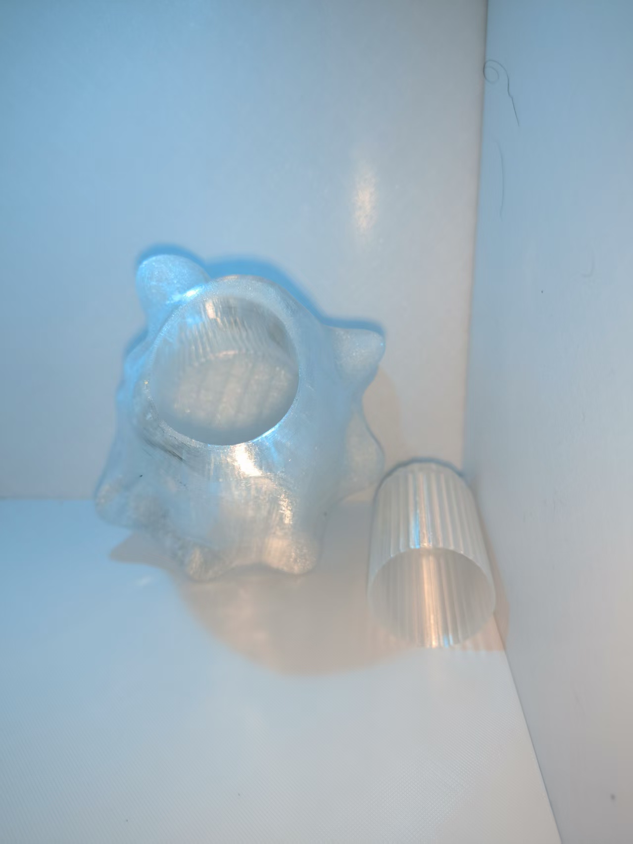 3d schattige, bedrukte spookvormige plantenpotjes - duurzame petg mini-houder voor hydrocultuur, vetplanten en halloween-decoratie