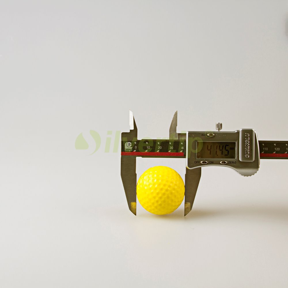 30pcs / pack Yellow PU Foam Golf Balls Sponge Elastic Indoor Outdoor Practice Training