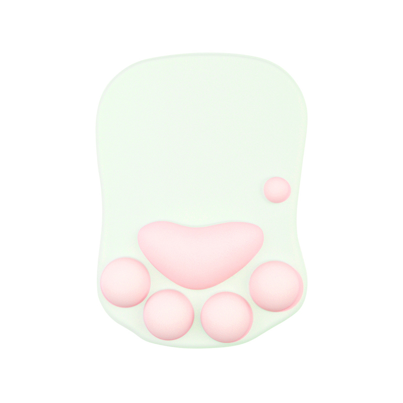 Cute 3D Cat Paw Mouse Pad Soft Silicone Nonslip Mouse Mat For Office & Home Computer & Mac Laptop Gaming Desk Decor Mousepad