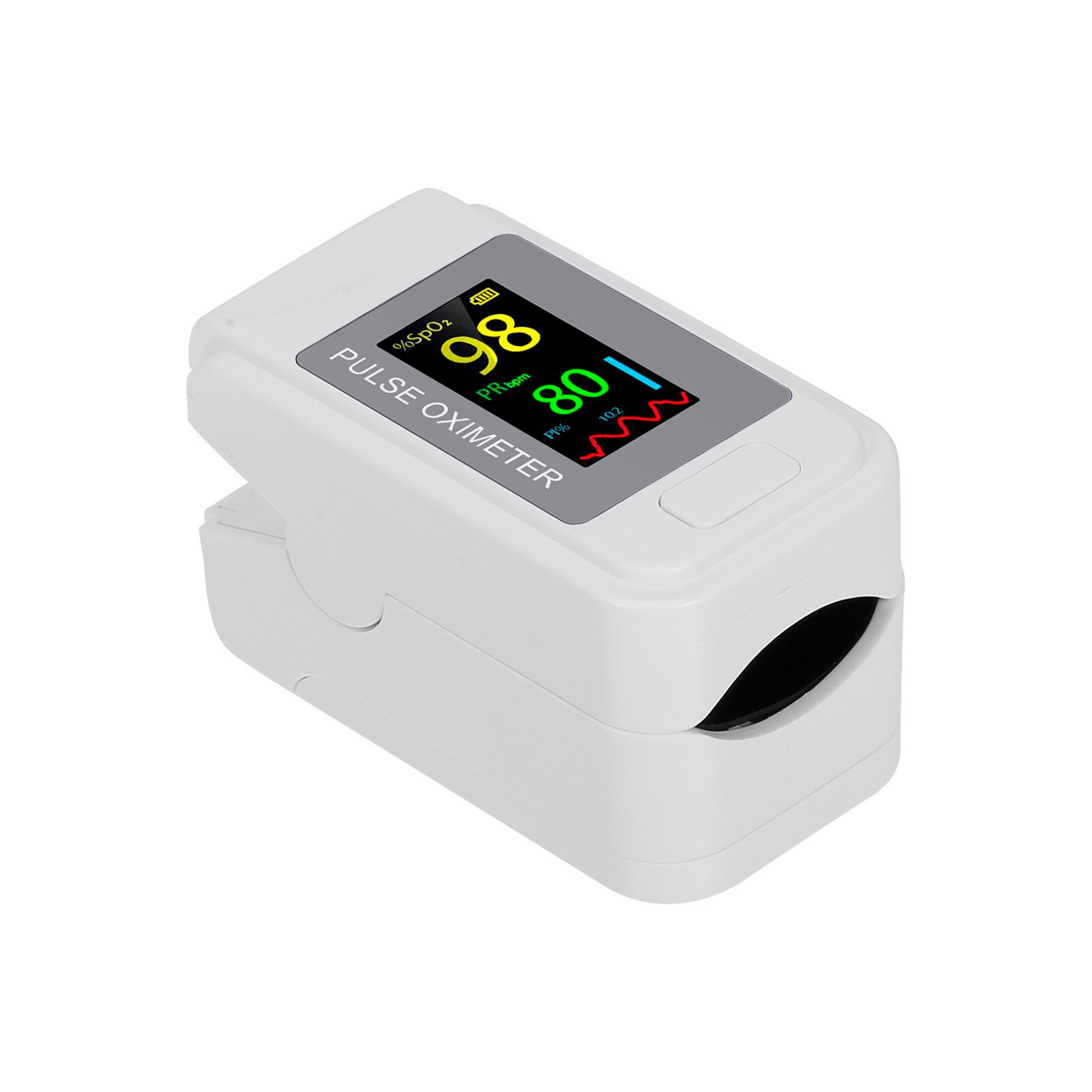 Digital fingertupp pulsoksymeter blod oksygen sensor metning lcd mini spo 2 monitor pulsfrekvensmåler meter pulsoksymetr