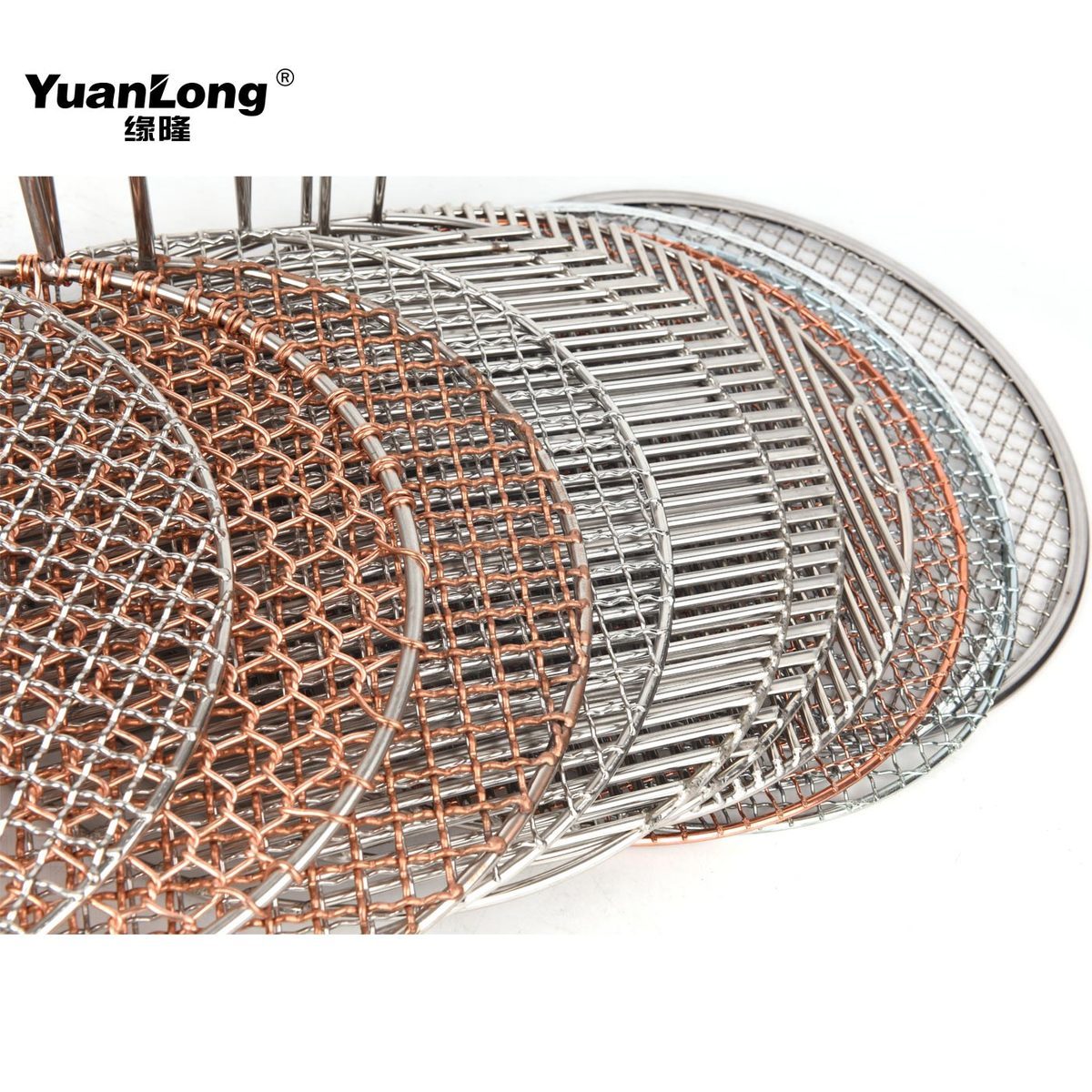 Korean barbecue net stainless steel baking tray roasted steel mesh BBQ barbecue grill charcoal Janpanese BBQ net