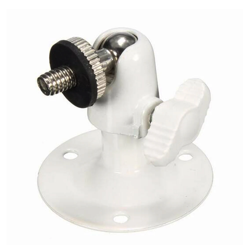 Soporte de Metal para cámara de seguridad, soporte de montaje en pared para IP CCTV, vigilancia del hogar: Blanco