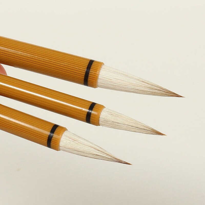 1piece Zhou Hu Chen Woolen Writing Brush Chinese Calligraphy Writing Brush Chinese Painting Brush Pen Chinese Study Supplies