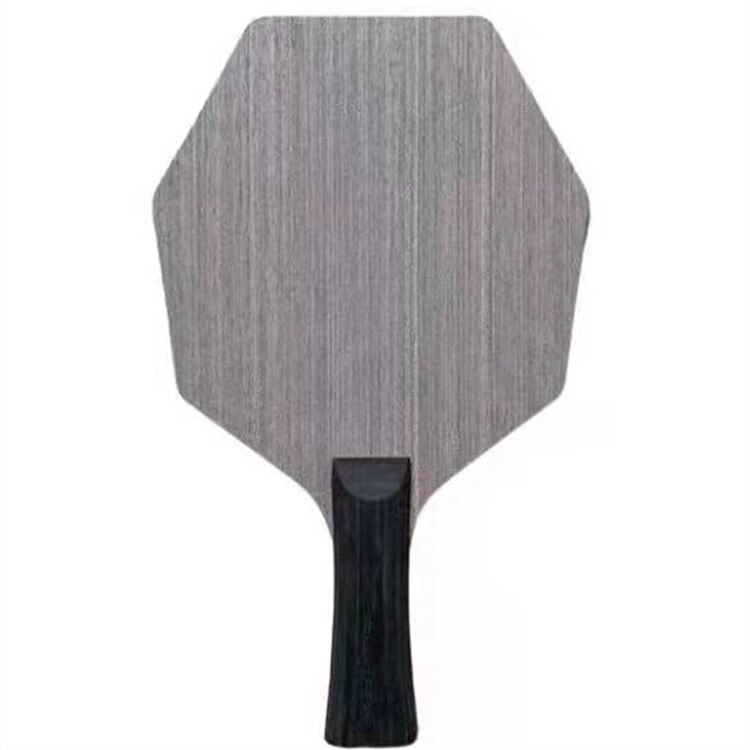 2022 Cybershape Tech Wood Board Manually Table Tennis Blade Offensive Curve Hexagonal Ping Pong Bat For Competition: FL black handle