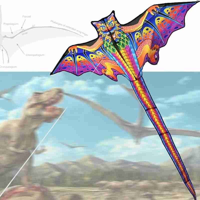 3d drage kite til børn kite nylon legetøj flyve drager børn kite line bird kite udendørs legetøj sport strand tilfældig type