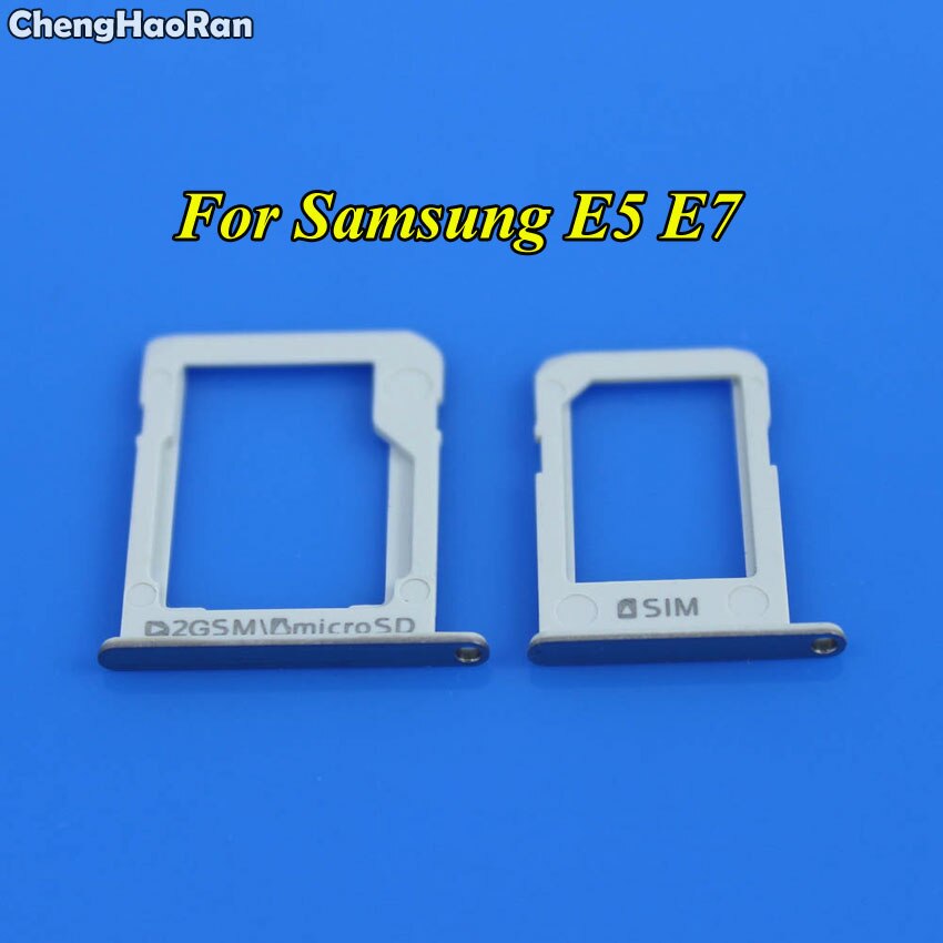 ChengHaoRan 1 set Sim-kaart micro SD Lade Slot Voor Samsung Galaxy E5 E500 E7 E700