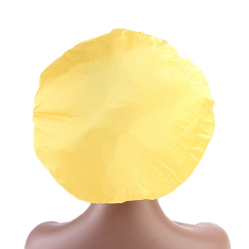 Passen Effen Satijn Bonnet Zijde Hoofd Wrap Douche Cap Haar Styling Cap Lange Haarverzorging Vrouwen Night Slaap Hoed Haar styling Tools