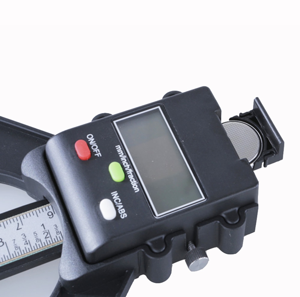 Digital Depth Gauge Tread Depth Gauge tester measure tool LCD Magnetic Self Standing Aperture 80mm Hand Routers