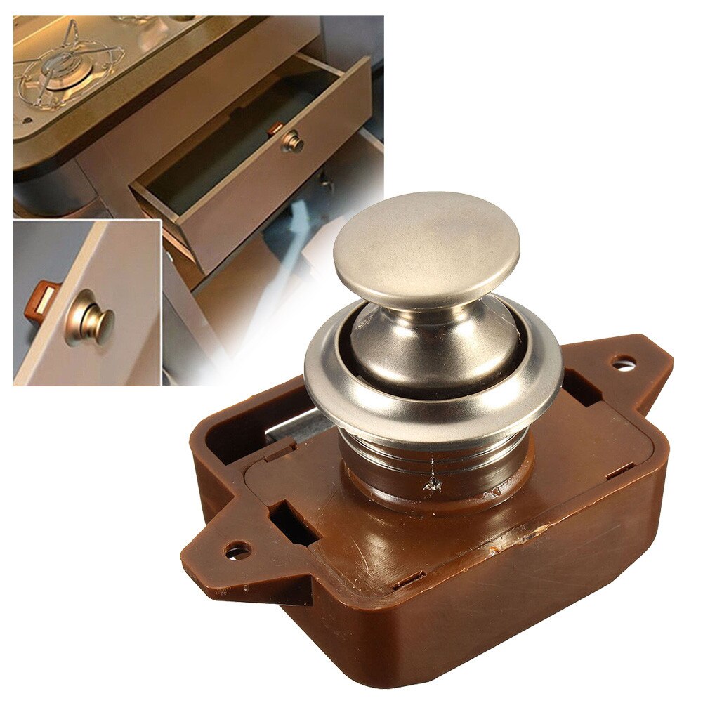Kabinet Catch Lock Push Button Kast Meubilair Mooie Verschijning