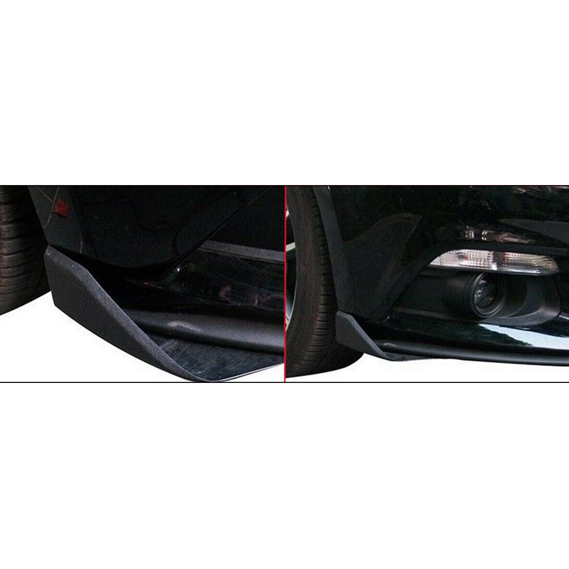 Car 1Pair Front Bumper Corner Spoiler Winglet Splitter Fit For Ford Mustang