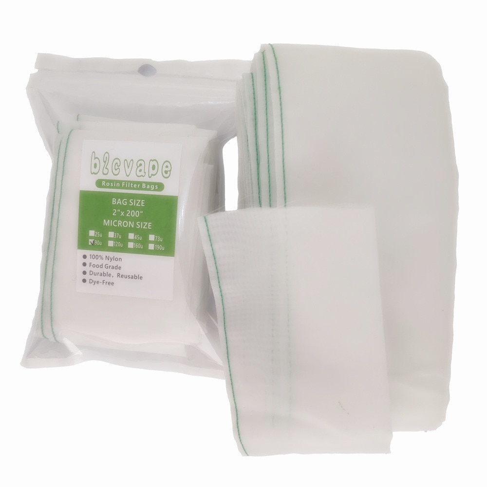 2*200 Inch Rosin Press Filter Bags 100% Food Grade nylon mesh filter tubes perfect for bottle tech lessen waste cutting bags