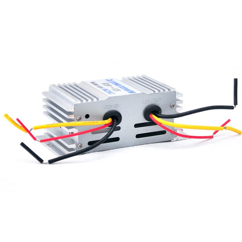 10A 24 V To 12 V 180W Car Power Step-down Transformer Converter Aluminum Alloy Shell