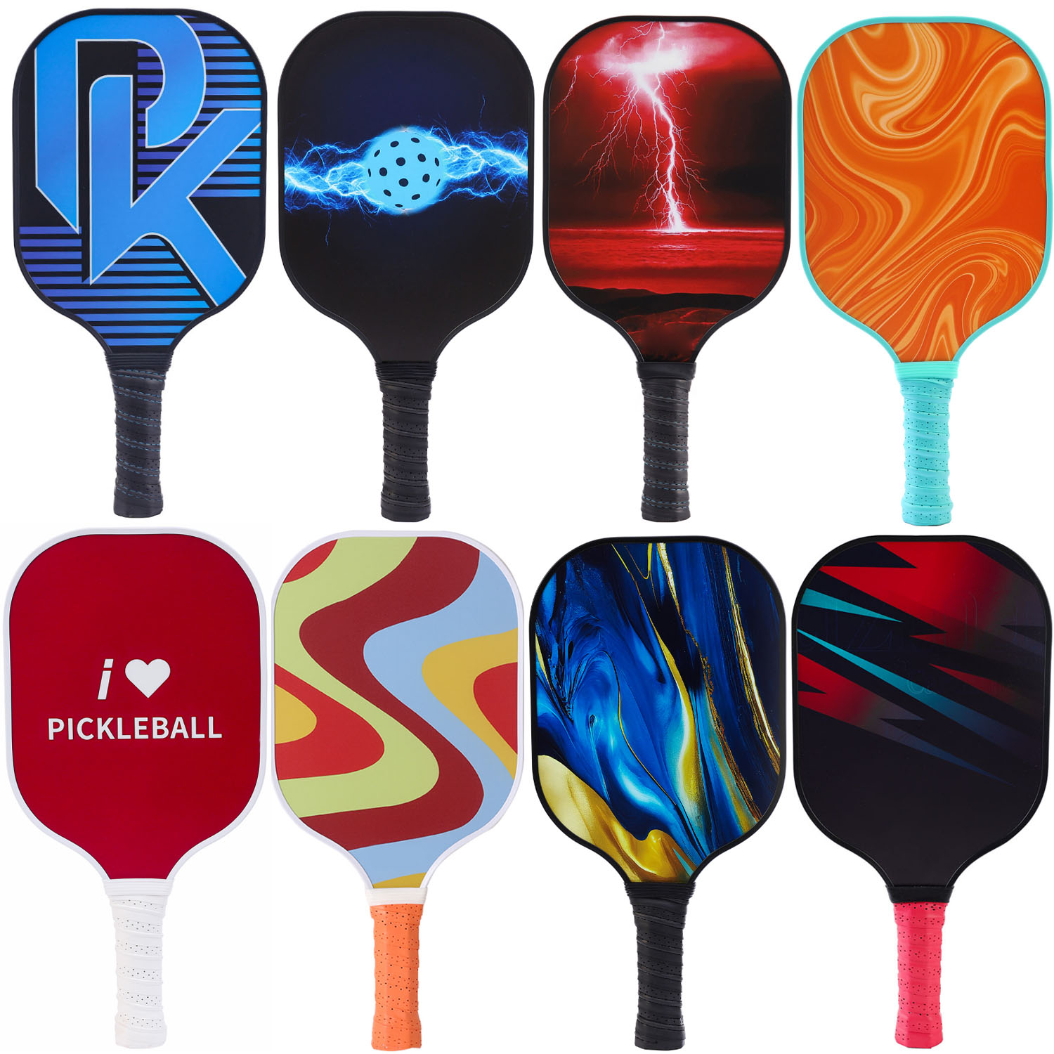 Pickleball rackets van koolstofvezel, usapa-goedgekeurde pickleball set, rackets, strandtennis, sport, buitenracket, cricketbal