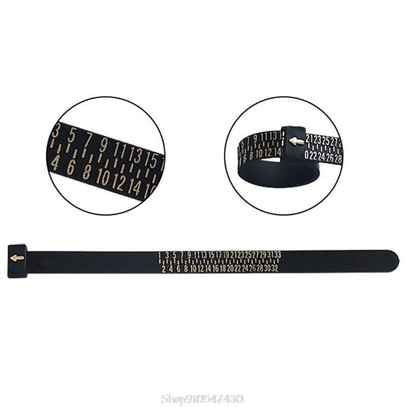 Doigt de mesure anneau Standard cercle US/Hong Kong/japon/Europe/royaume-uni ruban règle bijoux accessoire mesure jauge outil D30 directe: 6