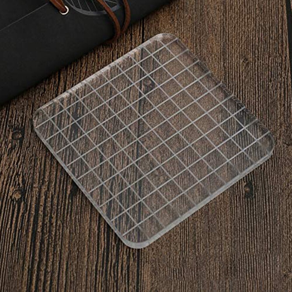 High Transparency Acrylic Block for DIY Transparent Seal Stamp Block for Photo Album Decorative DIY Scrapbooking Clear