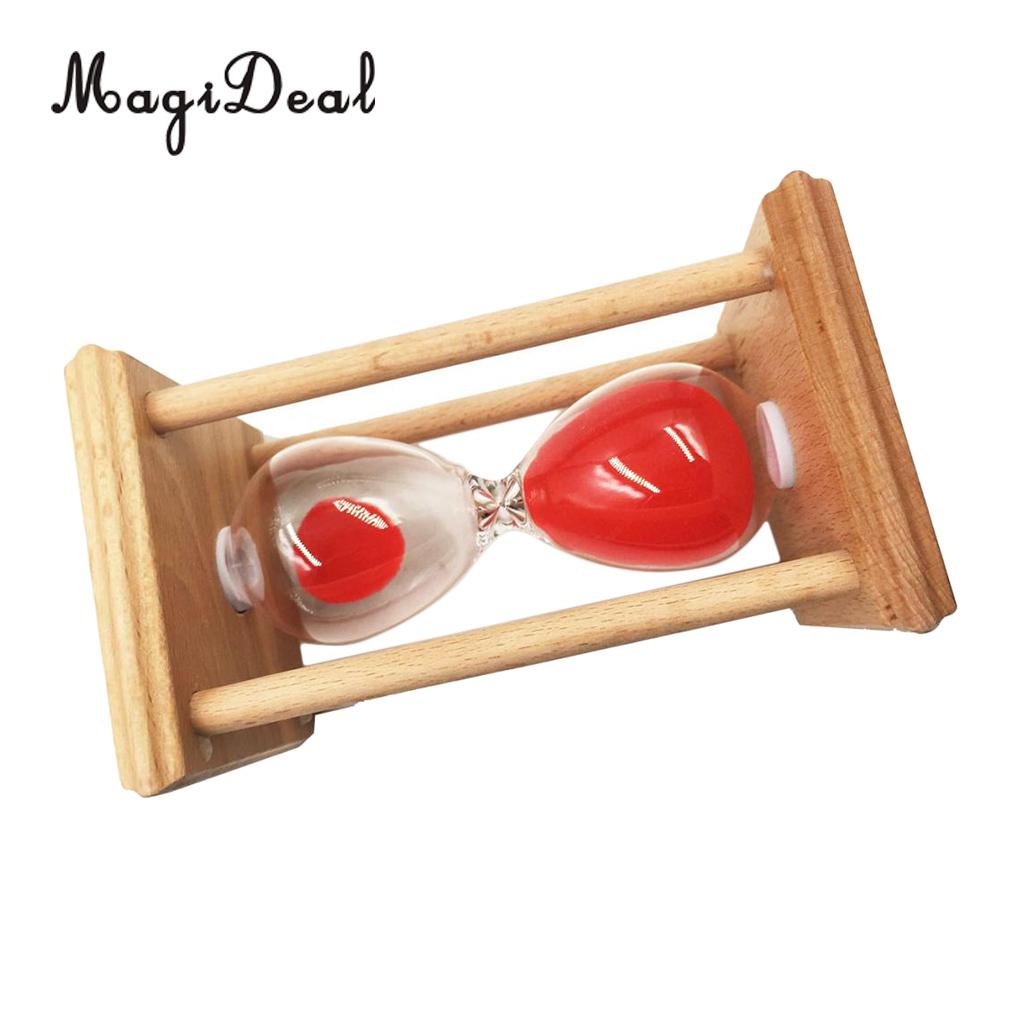 MagiDeal Hourglass Sandglass Sand Clock Timers Kitchen table Cooking Timer 20 Minutes,Red decoration