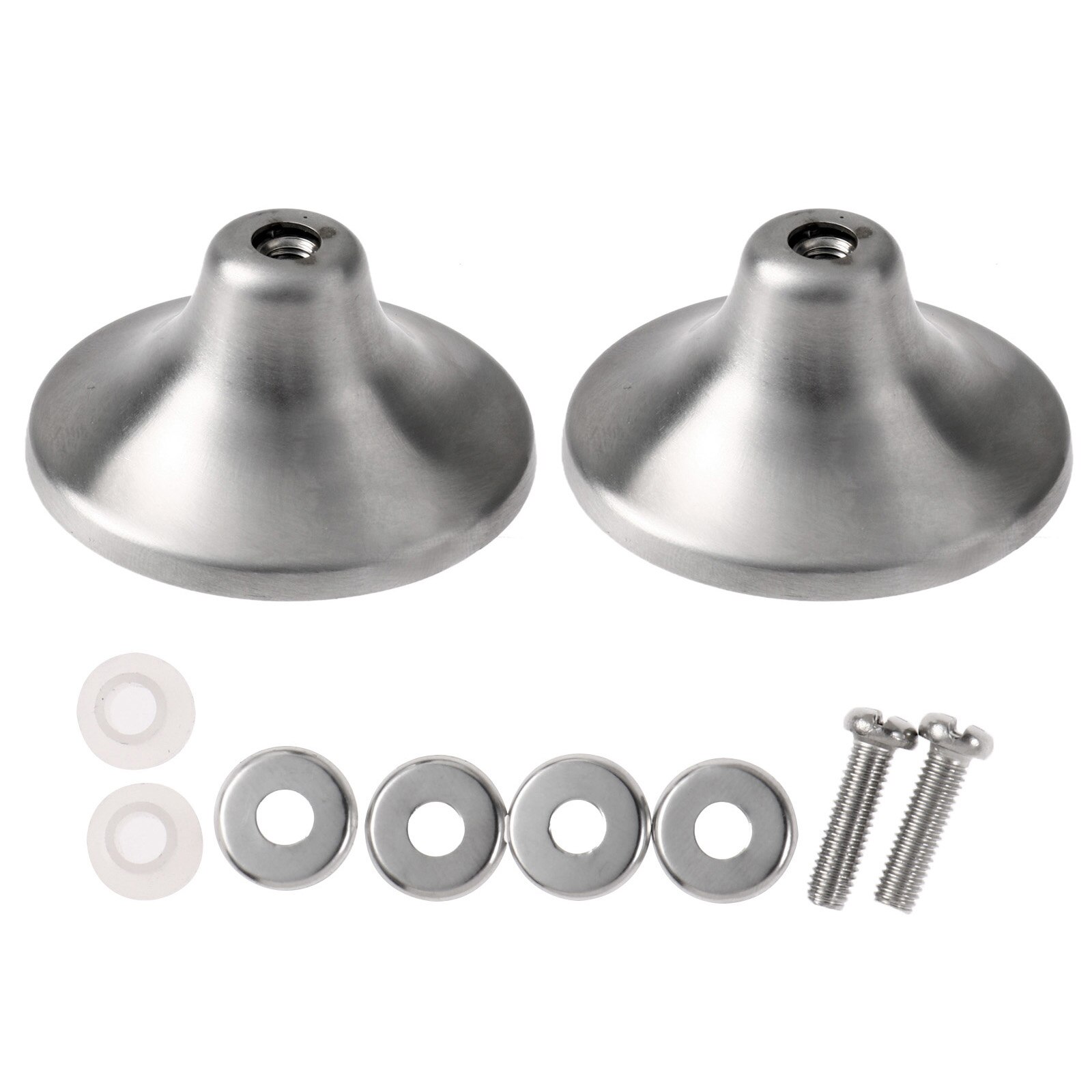 2 Nederlandse Oven Knoppen Pot Pan Handvatten Rvs Snelkookpan Deksel Handgrepen Kookgerei Cover Knop Keuken Koken Accessoires: Default Title